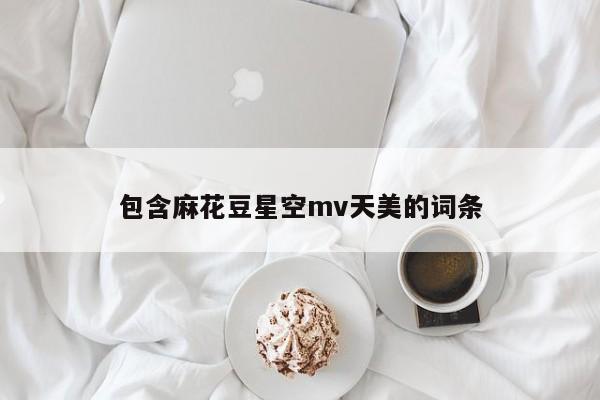 包含麻花豆星空mv天美的词条